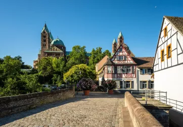 Sonnenbrücke mit Blick zum Dom (© Pfalz Touristik, Dominik Ketz)