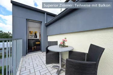 Superior Zimmer – Teilweise mit Balkon