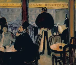 Albert Weisgerber, Pariser Café (© Alber- Weisgerber-Stiftung, St. Ingbert ; Tom Gundelwein)