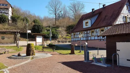 Ladestation E-Bike in Hirschthal (© Anette Lang)