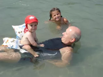 Baggersee Jockgrim Opa (© Verbandsgemeinde Jockgrim)