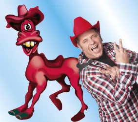 Markus Becker und das rote Pferd