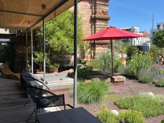 Terrasse App04 mit Garten