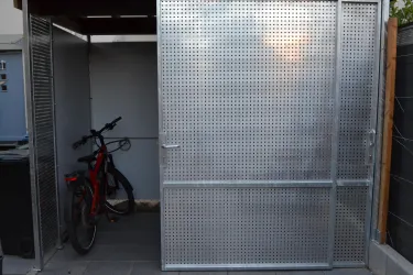 Sicherer Abstellplatz für die Fahrräder