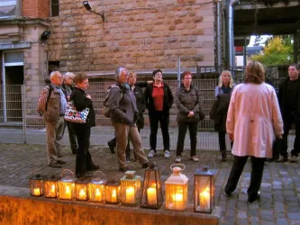 Funzelführung uff pälzisch (© Dagmar Schröer-Hemmler)