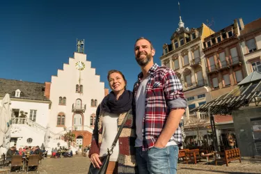 Altes Kaufhaus - Anblick vom Rathausplatz