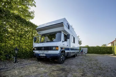Wohnboildstellplatz Vorderansicht