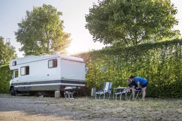 Wohnmobilstellplatz Rückseite