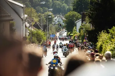 Diese Jahr führt die Strecke der Lidl Deutschland Tour durch die Landauer Kernstadt und mehrere Stadtdörfer. (Quelle: Marcel Hilger) 