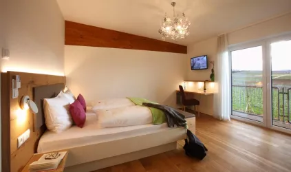Zimmer mit Ausblick (© Weingut Vögeli)
