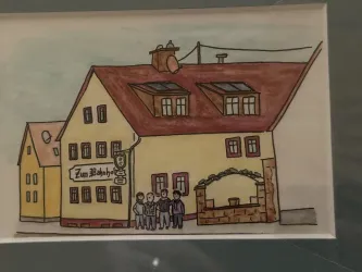 Original Bild von einem Freund gezeichnet
