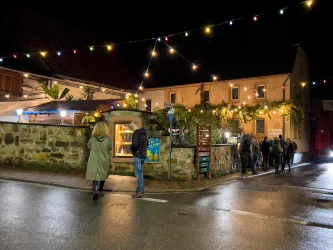 Nußdorf bei Nacht der offenen Keller