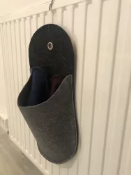 Damit die Gäste warme Füße haben