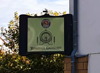Brauhaus Grünstadt Schild©CC-BY-SA, Sabine Sprinz