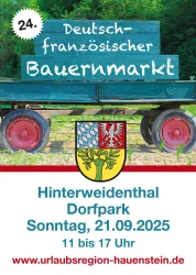 Plakat Bauernmarkt 2025