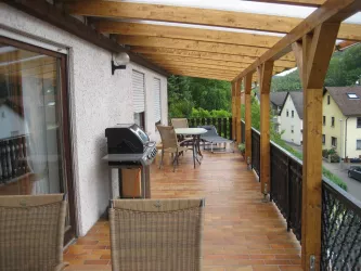 Terrasse mit Grill (© Archiv Leistungsträger)