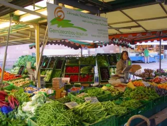 Marktstand (© Gemüseanbau Braun)