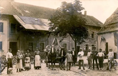 Historische Aufnahme der Zeiskamer Mühle