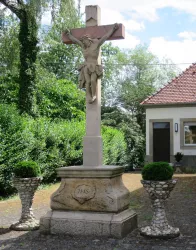 Kreuzigungsgruppe kath Kirche Zeiskam