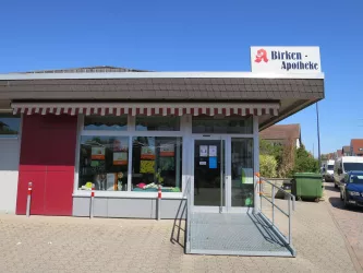 Eingang Birken Apotheke