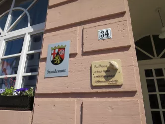 Standesamt im Rathaus Zeiskam