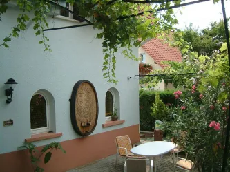 Sitzecke im Hof