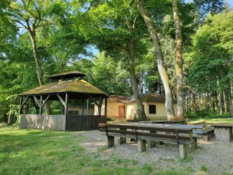 Waldhaus mit Grillplatz