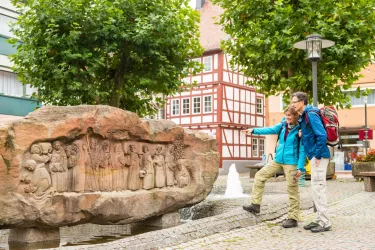 Brunnenstein und Alte Apotheke Otterberg