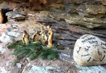 Christkindlfelsen bei Rumbach (© Kurt Groß)