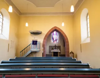 Ev. Pfarrkirche in Wolfsheim, Innenraum