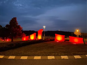 Kreisel beleuchtet 1 (© TI Wachenheim)