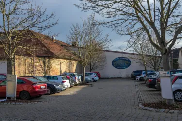 Parkplatz Einfahrt