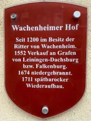 Wachenheimer Hof Schild (© Bernard)