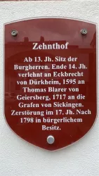Zahnthof Schild (© Bernard)