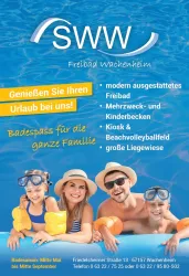 Freibad Anzeige (© SWW Wachenheim)