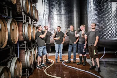 Die Winzer (© TI Wachenheim)