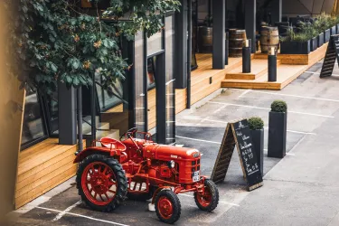 Wachtenburg Winzer Eingangsbereich (© TI Wachenheim)