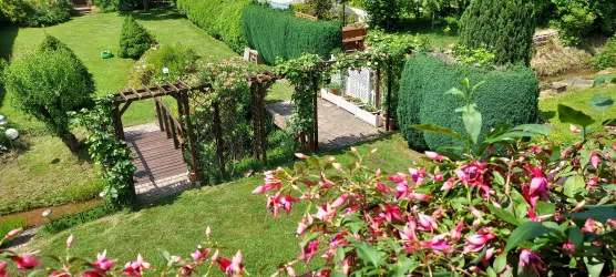 Blick vom Balkon