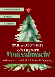 Plakat Göllheimer Vorweihnacht 