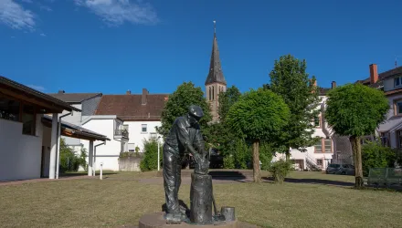 Blick vom Bürgerpark Richtung Ortsmitte