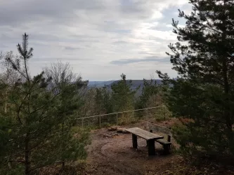 Sitzgruppe Aussichtspunkt Bauwalder Fels