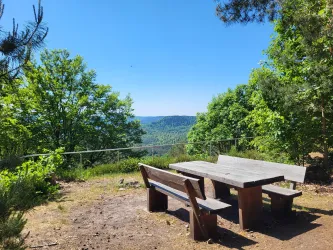 Sitzgruppe auf dem Bauwalder Felsen