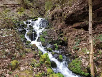 Wasserfall im Waschtal