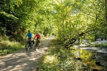 Auf dem Pirminius-Radweg durchs Waschtal