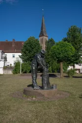 Skulptur Kienholzhacker