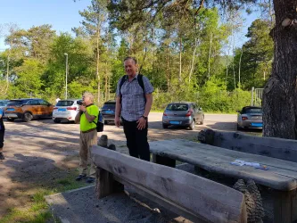 Eröffnung Wanderung durch OB Bäuerle