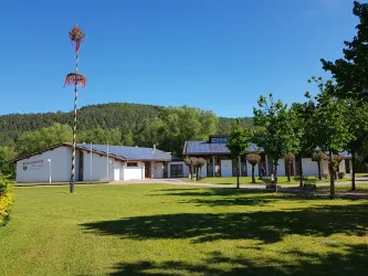 Maibaum beim Bürgerhaus