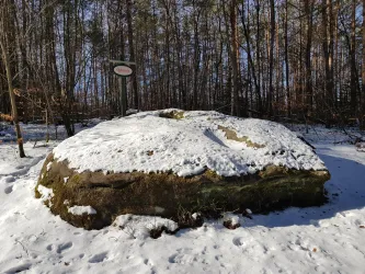 Opferstein im Winter