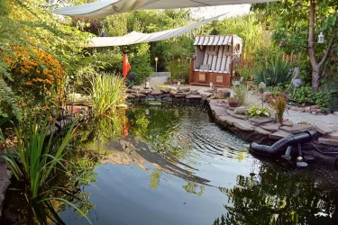 Fewo Rothhaar: Gartenteich (© Archiv: Fewo Rothhaar)