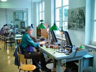 Diamantschleifermuseum Ausstellungsraum